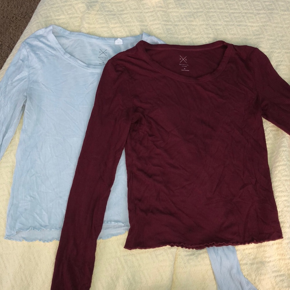 Pacsun basic ribbed long sleeve